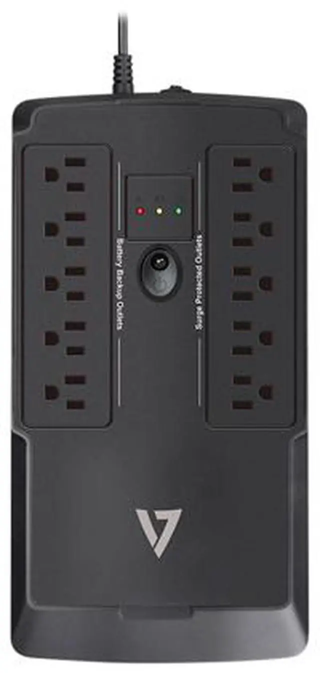 Alt view image 2 of 2 - V7 UPS UPS1DT550-1N 550VA DESKTOP UPS 10 OUT