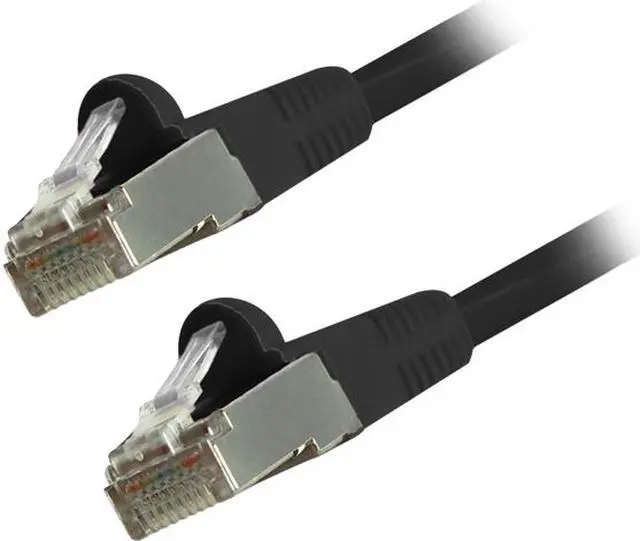 Main image of Comprehensive Cat6 Snagless Shielded Ethernet Cables, Black, 15ft