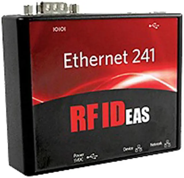 Main image of RF Ideas C-N11NCK4 Ethernet 241 Converter Usb & Pin 9 Serial With Power Supply