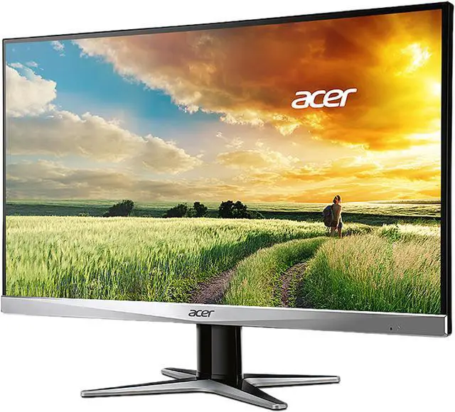 Alt view image 6 of 6 - Acer G7 Series G247HYU Black/Silver 23.8" WQHD 2560 x 1440 (2K) IPS 4ms (GTG) Black LED Backlight LCD Monitor, Slim Frame Design w/ Acer Flicker Less Technology, Visual Comfortable & Build in Speakers