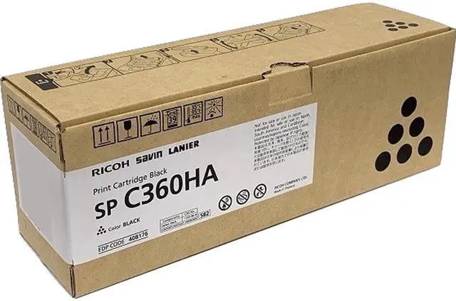 Main image of Ricoh 408176 Sp C360Dnw High Yield Black Print Cartridge (7000 Yield)