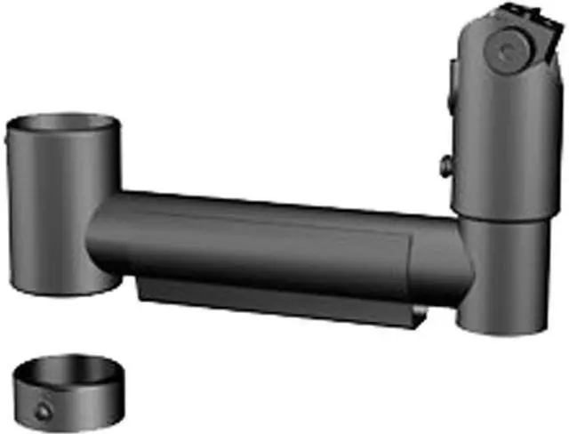 Main image of SpacePole SPV2102-02 Spacepole, Essentials: 200Mm Swingarm With Duratilt For Spacepole Essentials Sp2 Poles, Includes Lockring & Cable Clip (Black)