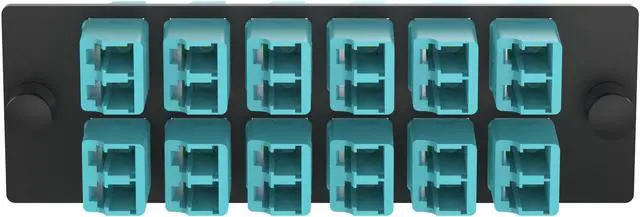 Main image of Panduit Opticom 10Gig FAP12WAQDLCZ Duplex Multimode Fiber Optic Patch Panel