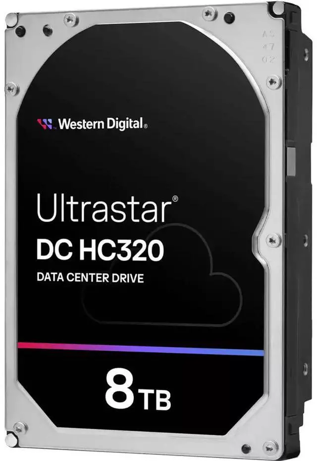 Alt view image 2 of 3 - WD Ultrastar DC HC320 HUS728T8TALE6L4 8TB Hard Drive - 3.5" Internal - SATA (SATA/600) - Server Device Supported - 7200rpm - 512e Format
