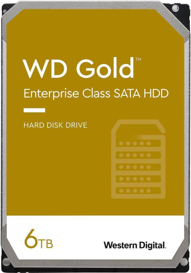 WD Gold 6TB Enterprise Class Hard Disk Drive - 7200 RPM Class SATA
