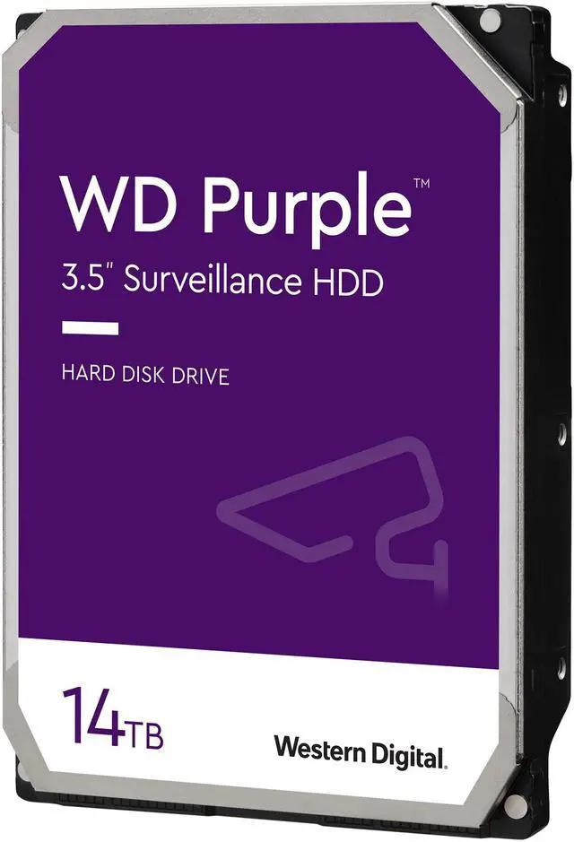 Alt view image 2 of 2 - WD Purple 14TB 3.5" SATA 7200rpm Internal Hard Drive WD140PURZ