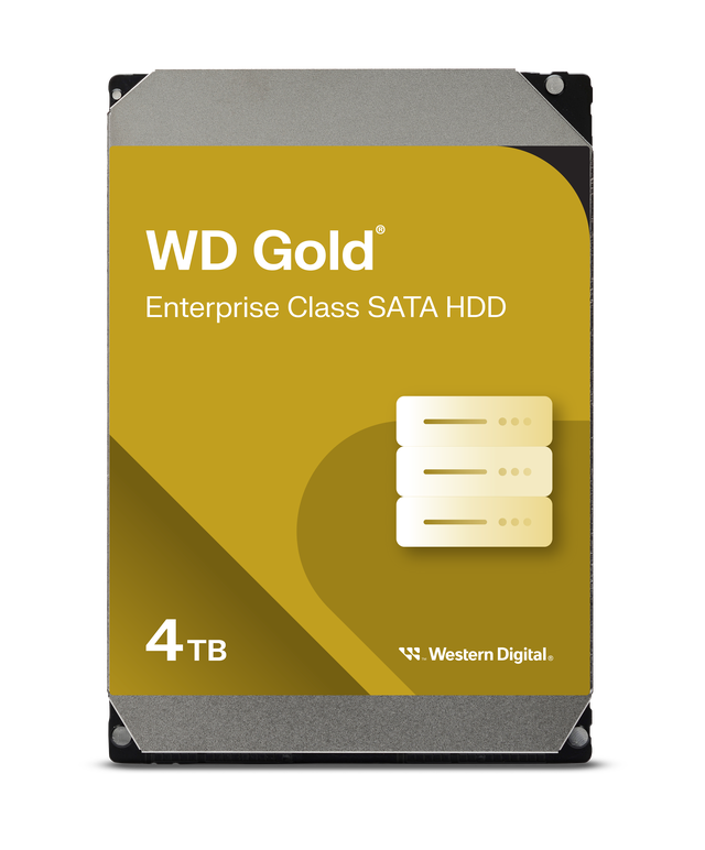 Disque Dur Interne WD Gold 4 To SATA III 7200 Tr/min - Pour Serveurs Et Centres De Données | Haute Fiabilité, Charge De Travail élevée