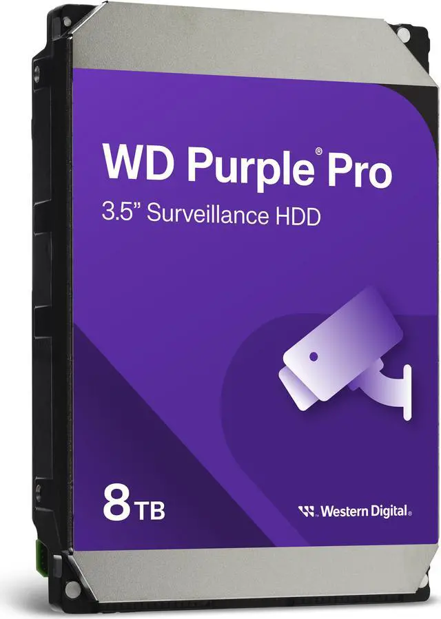 Alt view image 2 of 3 - WD Purple Pro WD8002PURP 8TB 7200 RPM 256MB Cache SATA 6.0Gb/s 3.5" Hard Drives Bare Drive