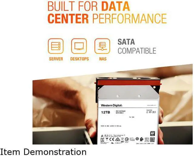 Alt view image 6 of 7 - HGST WD 12TB 7200 RPM SATA 6Gb/s 3.5-Inch Enterprise Hard Drive (HUH721212ALE604)