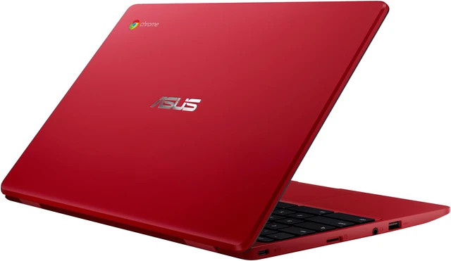 Alt view image 14 of 17 - ASUS Chromebook C223NA-DH02-RD 11.6" HD Display, Intel Dual-Core Celeron N3350 Processor (up to 2.4 GHz) 4 GB RAM, 32 GB eMMC Storage, Red