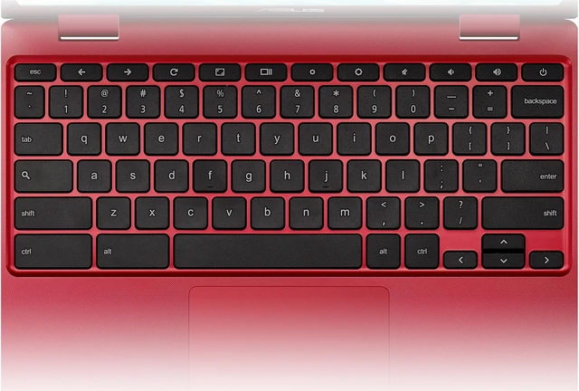 Alt view image 13 of 17 - ASUS Chromebook C223NA-DH02-RD 11.6" HD Display, Intel Dual-Core Celeron N3350 Processor (up to 2.4 GHz) 4 GB RAM, 32 GB eMMC Storage, Red