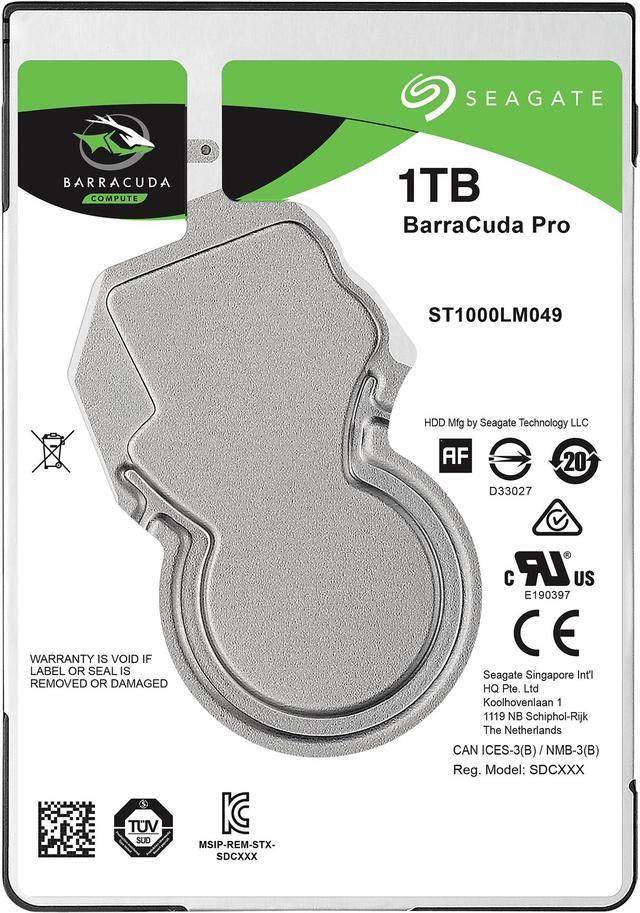 Alt view image 4 of 7 - Seagate 1TB BarraCuda 7200 RPM 128MB Cache SATA 6.0Gb/s 2.5" Laptop Internal Hard Drive ST1000LM049