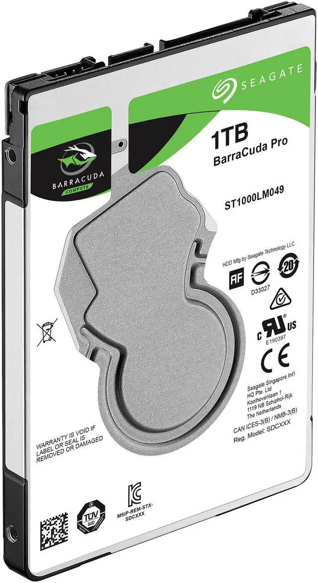 Alt view image 6 of 7 - Seagate 1TB BarraCuda 7200 RPM 128MB Cache SATA 6.0Gb/s 2.5" Laptop Internal Hard Drive ST1000LM049