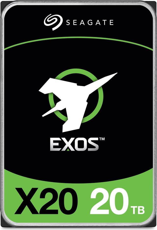 Main image of Seagate Exos X20 ST20000NM007D 20TB 7200 RPM 256MB Cache SATA 6.0Gb/s 3.5" Internal Hard Drive