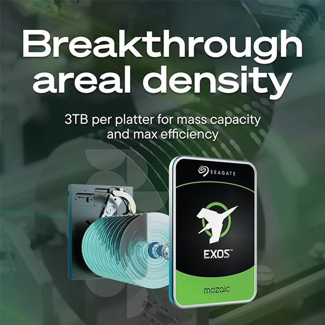 Alt view image 3 of 5 - Seagate Exos M 3.5" SATA III Internal Hard Drive - 28TB