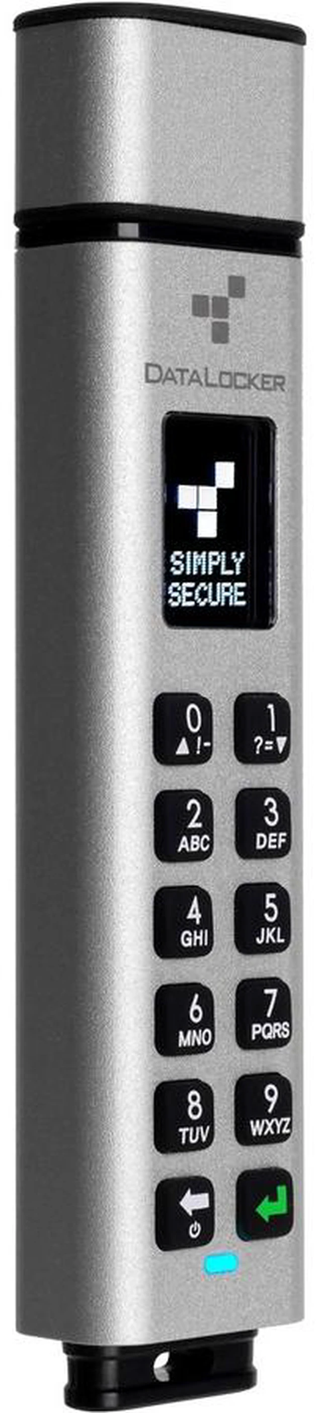 Alt view image 4 of 5 - DataLocker K350 64 GB Encrypted USB Drive - 64 GB - USB 3.2 (Gen 1) Type A, USB 2.0 Type A - 190 MB/s Read Speed - 190 MB/s Write Speed - 256-bit AES - SK350-064-FE