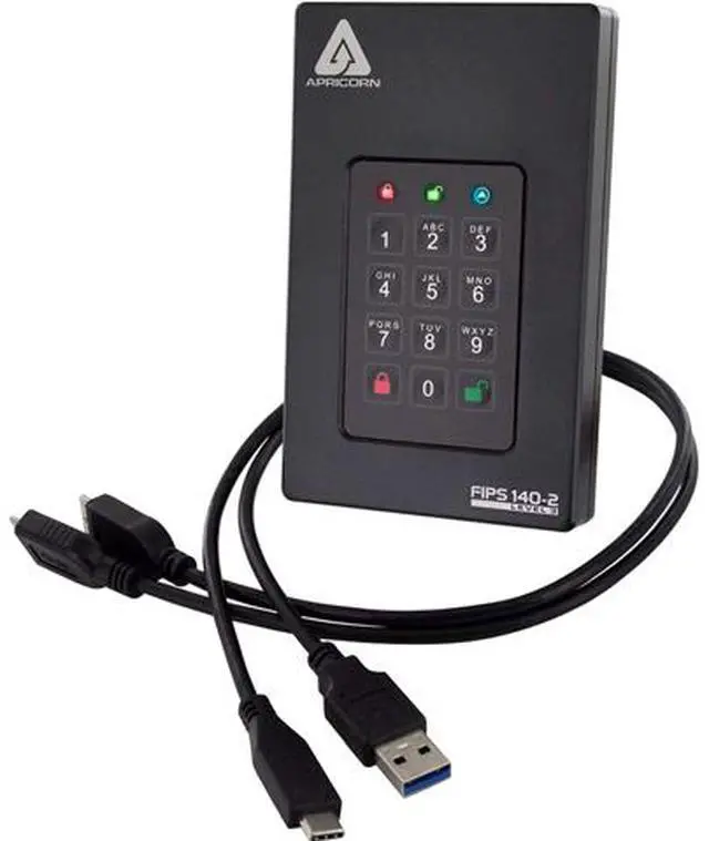 Main image of Apricorn Aegis Fortress 4 TB Hard Drive - External