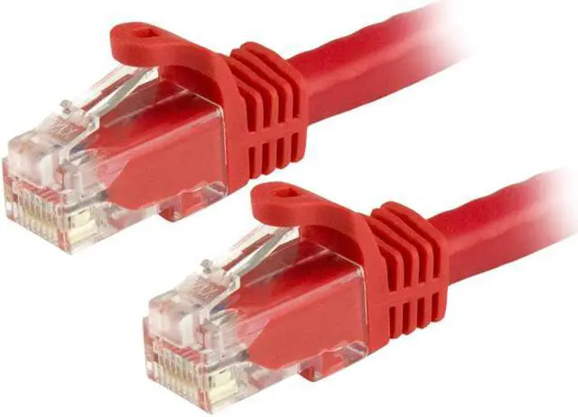 Main image of StarTech 4ft Red Cat6 Patch Cable with Snagless RJ45 Connectors