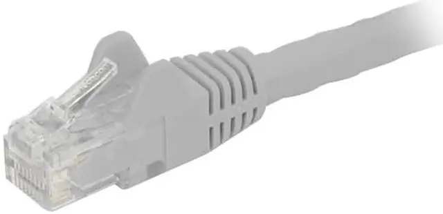 Alt view image 2 of 2 - StarTech N6PATCH4WH StarTech.com Cat6 Patch Cable - 4 ft - White Ethernet Cable - Snagless RJ45 Cable - Ethernet Cord - Cat 6 Cable - 4ft