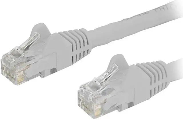 Main image of StarTech N6PATCH20WH StarTech.com Cat6 Patch Cable - 20 ft. - White Ethernet Cable - Snagless RJ45 Cable - Ethernet Cord - Cat 6 Cable