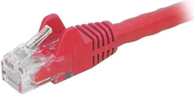 Alt view image 2 of 2 - StarTech 9ft Snagless Molded Cat6 RJ45 UTP Network Patch Cable - Red