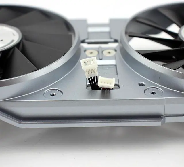 Alt view image 7 of 7 - A Pair fan & frame DAPA0815B2UP002 DAPA0815B2UP003 12V 0.6A 85mm GPU Fan NVIDIA RTX 2060 RTX2070 RTX 2060 2070 Graphics Card Cooling Fan
