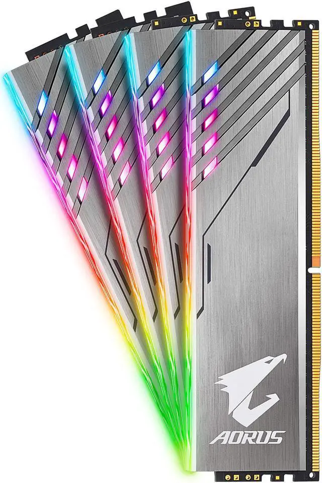 Alt view image 7 of 9 - Gigabyte AORUS RGB 16GB (2 x 8GB) 288-Pin DDR4 SDRAM DDR4 3200 (PC4 25600) with Additional 2 Sticks of Demo Kit, Desktop Memory Model GP-AR32C16S8K2SU416R