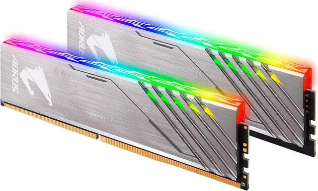 Alt view image 5 of 9 - Gigabyte AORUS RGB 16GB (2 x 8GB) 288-Pin DDR4 SDRAM DDR4 3200 (PC4 25600) with Additional 2 Sticks of Demo Kit, Desktop Memory Model GP-AR32C16S8K2SU416R