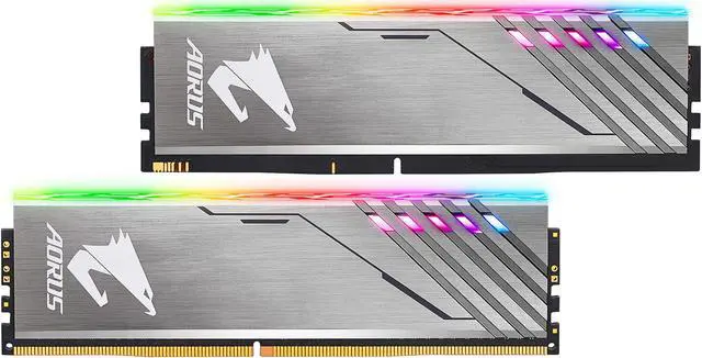 Alt view image 3 of 9 - Gigabyte AORUS RGB 16GB (2 x 8GB) 288-Pin DDR4 SDRAM DDR4 3200 (PC4 25600) with Additional 2 Sticks of Demo Kit, Desktop Memory Model GP-AR32C16S8K2SU416R