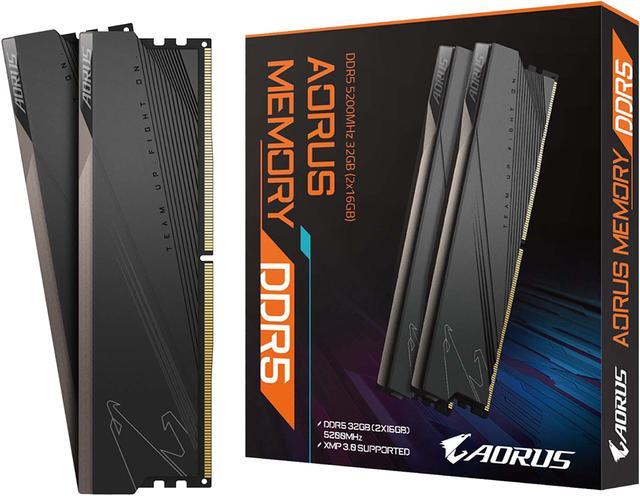 Gigabyte AORUS 32GB (2 x 16GB) 288-Pin PC RAM DDR5 5200 (PC5 41600