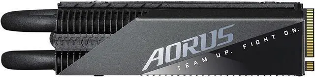 Alt view image 3 of 4 - GIGABYTE AORUS Gen4 7000s Prem. M.2 2280 2TB PCI-Express 4.0 x4, NVMe 1.4 3D TLC Internal Solid State Drive (SSD) GP-AG70S2TB-P