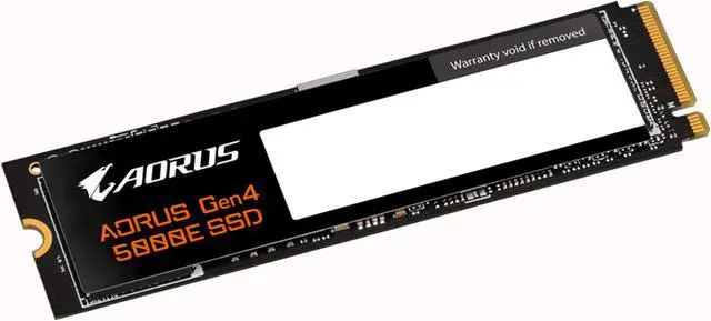 Alt view image 5 of 7 - GIGABYTE AORUS Gen4 5000E M.2 2280 500GB PCI-Express 4.0 x4 3D NAND TLC Internal Solid State Drive (SSD) AG450E500G-G