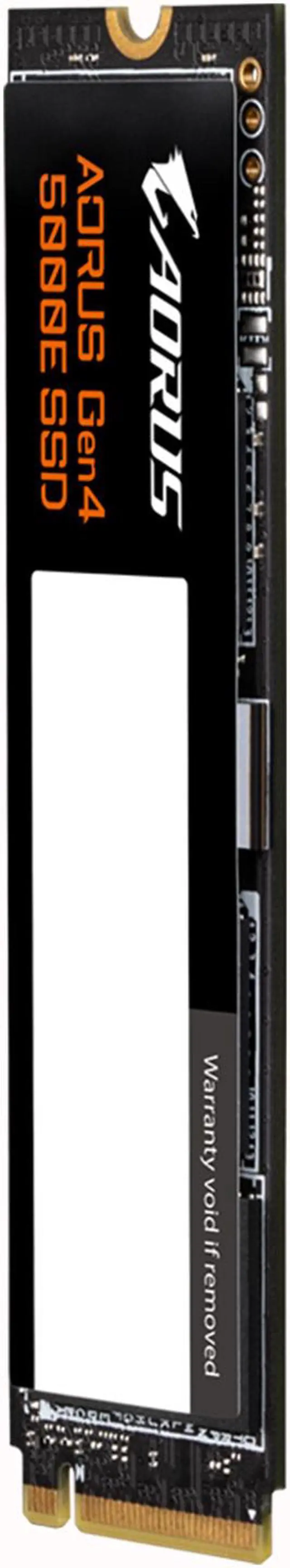 Alt view image 6 of 7 - GIGABYTE AORUS Gen4 5000E M.2 2280 500GB PCI-Express 4.0 x4 3D NAND TLC Internal Solid State Drive (SSD) AG450E500G-G