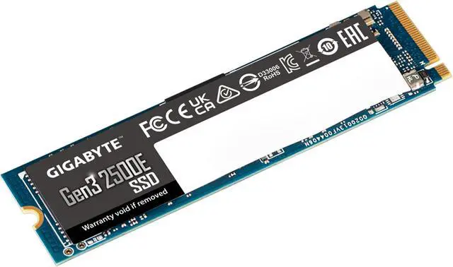 Alt view image 4 of 6 - GIGABYTE Gen3 2500E SSD M.2 2280 500GB PCI-Express 3.0 x4 3D NAND Internal Solid State Drive (SSD) G325E500G