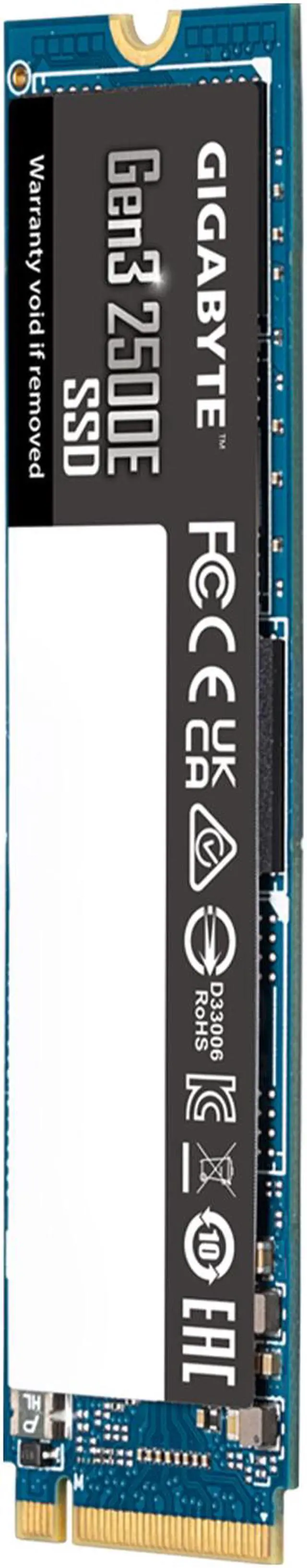 Alt view image 5 of 6 - GIGABYTE Gen3 2500E SSD M.2 2280 500GB PCI-Express 3.0 x4 3D NAND Internal Solid State Drive (SSD) G325E500G