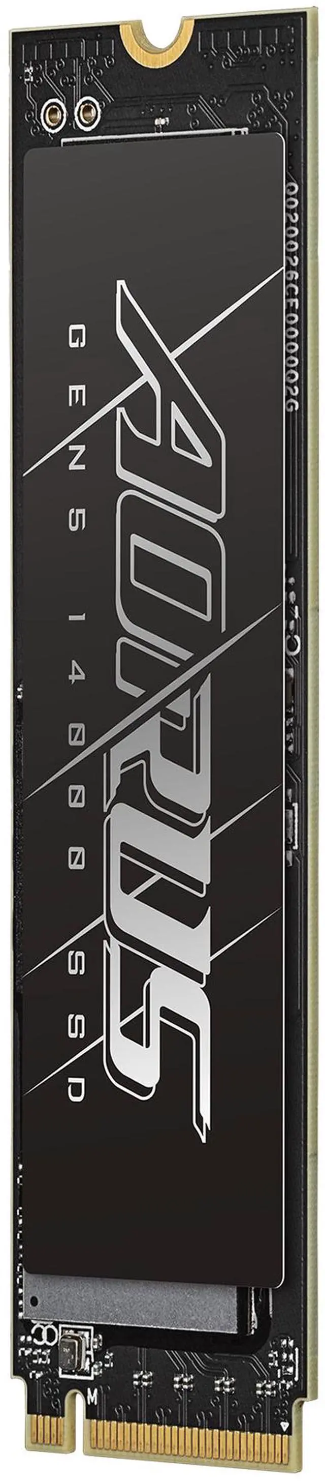 Alt view image 6 of 6 - GIGABYTE AORUS Gen5 14000 SSD 1TB PCIe 5.0 NVMe M.2 Internal Solid State Hard Drive with Read Speed Up to 12400MB/s, Write Speed Up to 11800MB/s, AG512K1TB