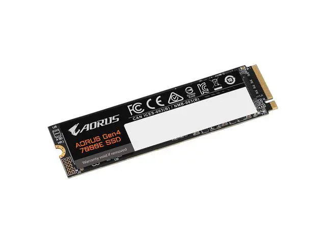 Alt view image 2 of 4 - GIGABYTE AORUS Gen4 7000E SSD 1TB PCIe 4.0 NVMe M.2 Internal Solid State Hard Drive with Read Speed Up to 7100MB/s, Write Speed Up to 6100MB/s, AG470E1TB