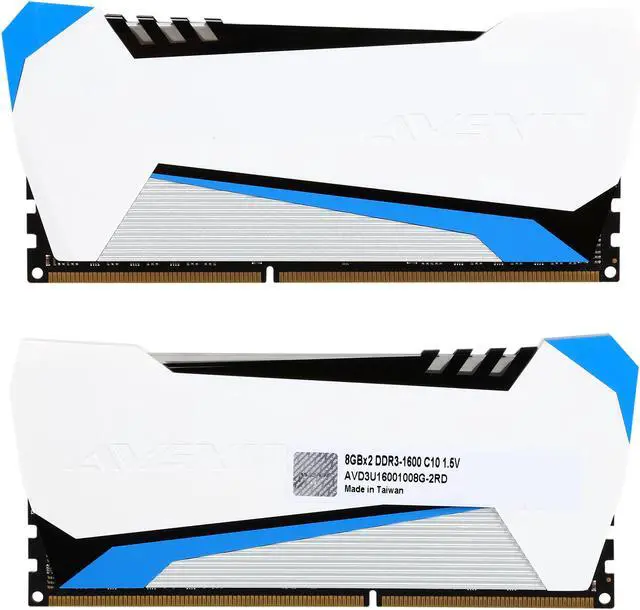 Alt view image 3 of 4 - Avexir Raiden 16GB (2 x 8GB) DDR3 1600 (PC3 12800) Desktop Memory Model AVD3U16001008G-2RD