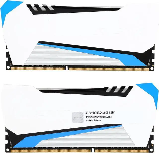 Alt view image 3 of 4 - Avexir Raiden 8GB (2 x 4GB) DDR3 2133 (PC3 17060) Desktop Memory Model AVD3U21330904G-2RD
