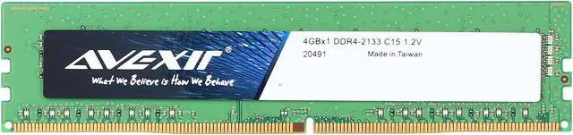 Main image of Avexir Budget Series 4GB DDR4 2133 (PC4 17000) Desktop Memory Model AVD4U21331504G-1BW