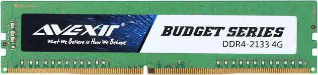 Alt view image 2 of 3 - Avexir Budget Series 4GB DDR4 2133 (PC4 17000) Desktop Memory Model AVD4U21331504G-1BW