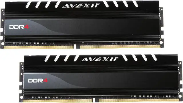 Alt view image 2 of 4 - Avexir Core Series 16GB (2 x 8GB) DDR4 2400 (PC4 19200) Desktop Memory Model AVD4UZ124001608G-2COR