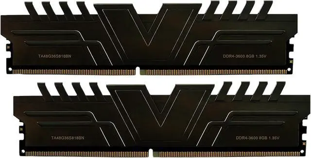 Main image of V-Color SKYWALKER 16GB (2 x 8GB) DDR4 3600 (PC4 28800) Desktop Memory Model TA48G36S818BNK