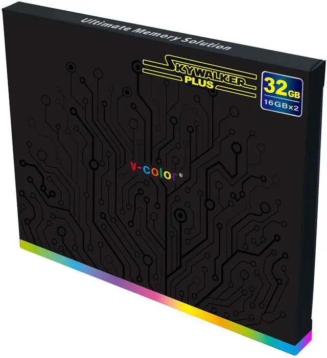 Alt view image 5 of 5 - V-Color 32GB (2 x 16GB) DDR4 3200 (PC4 25600) Desktop memory Model TL416G32S816CSPKWK