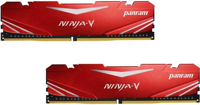 Main image of PANRAM Ninja-V 16GB (2 x 8GB) DDR4 3000 (PC4 24000) Desktop Memory Model PUD43000C168G2NJR