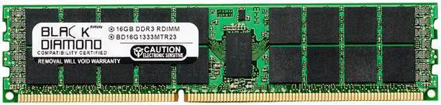 Main image of Black Diamond Server Memory 16GB 240-Pin DDR3 SDRAM ECC Registered DDR3 1333 (PC3 10600) Model BD16G1333MTR23