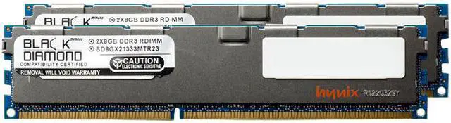 Main image of Black Diamond Server Memory 16GB (2 x 8GB) 240-Pin DDR3 SDRAM ECC Registered DDR3 1333 (PC3 10600) Model BD8GX21333MTR23