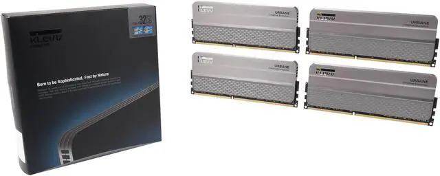 Alt view image 3 of 3 - Klevv Urbane 32GB (4 x 8GB) DDR3 2666 (PC3 21300) Memory Model KM3U8GX4Y-2666-12-13-13-35-0