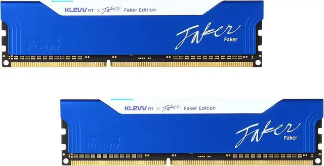 Main image of Klevv FIT Faker Edition 8GB (2 x 4GB) DDR3 1600 (PC3 12800) Desktop Memory Model KM3F4GX2C-1600-09-09-09-24-S