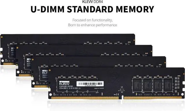 Alt view image 3 of 6 - Klevv 32GB (2 x 16GB) 288-Pin PC RAM DDR4 3200 (PC4 25600) Desktop Memory Model KD4AGUA80-32N220D